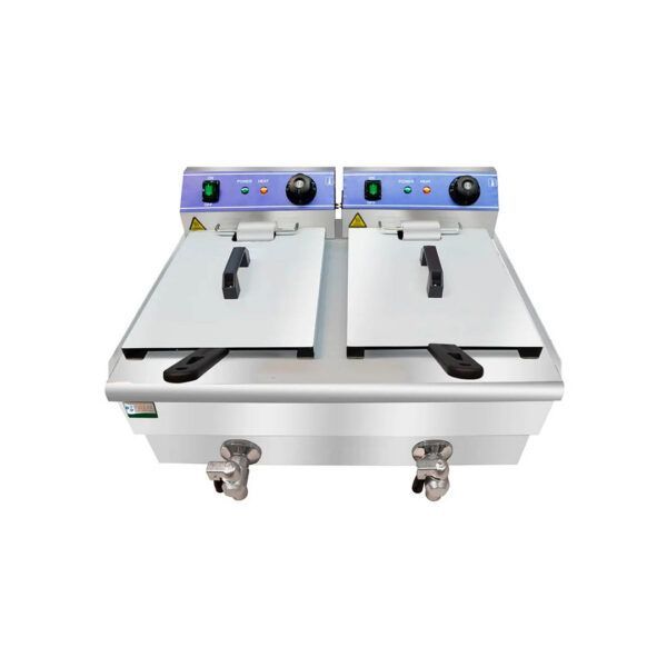 FREIDORA DE 2 TANQUES 20 LITROS