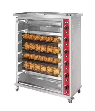 HORNO ASADOR INDUSTRIAL DE 30 POLLOS A GAS